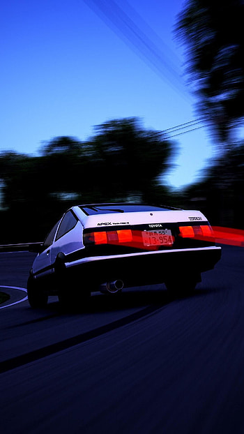 Initial D Anime, Initial D ideas, Car , Illustrations of speed HD phone wallpaper