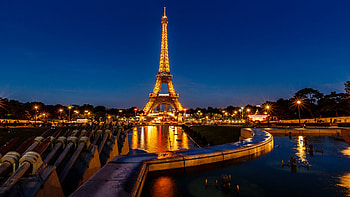 Trocadero Fountain, Paris HD wallpaper