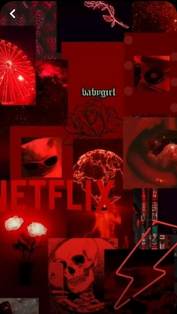 Netflix&Chill, aesthetic, red HD phone wallpaper