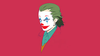 Joker Carnival Tale Of Mischief, joker, supervillain, superheroes, minimalism, minimalist, artwork, artist, digital-art, pixiv HD wallpaper