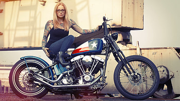Motorcycle empowerment, Daring female bikers, Ultimate adrenaline rush, Exhilarating dom HD wallpaper
