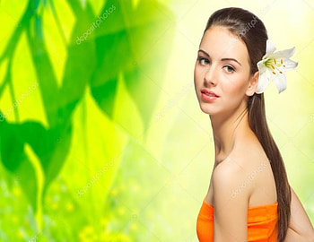 ღ, Nature, Lady, Spring, Beauty HD wallpaper