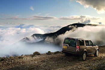 land rover LR4 2010, montain, land rover HD wallpaper