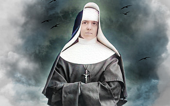 Nun, cross, veil, monastery, woman, habit HD wallpaper