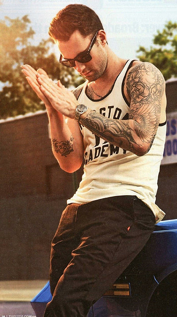 Adam Levine, featuring Levine, Stylish and captivating HD phone wallpaper