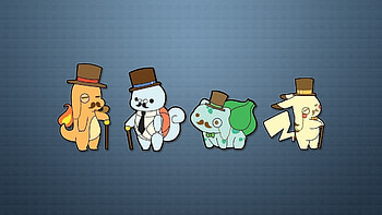 Anime - PokÃ©mon Charmander (PokÃ©mon) Squirtle (PokÃ©mon) Bulbasaur (PokÃ©mon) Pikachu HD wallpaper