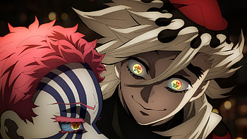 Doma - Akaza, Demon Slayer: Kimetsu no Yaiba, Doma (Demon Slayer: Kimetsu no Yaiba), Akaza (Demon Slayer: Kimetsu no Yaiba), Anime HD wallpaper
