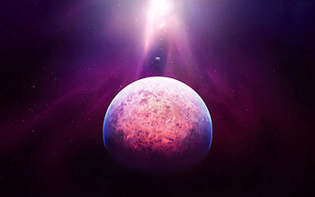 Universe, Shining, Planet HD wallpaper