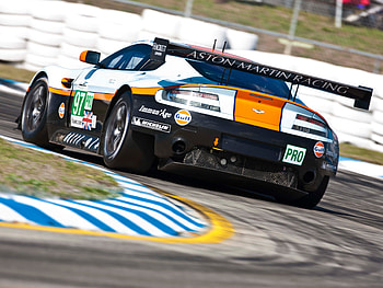 Sports, Auto, Aston Martin, Cars, Back View, Rear View, V8, Vantage, 2012 HD wallpaper
