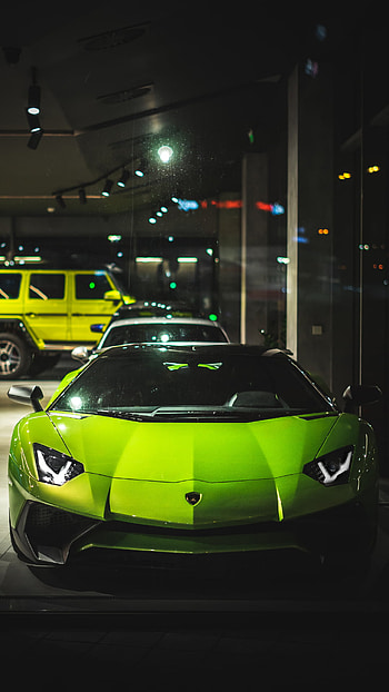 green lamborghini, super, cars, super cars, car, luxery, lambo, luxery cars HD phone wallpaper
