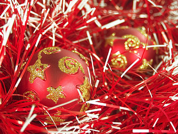 Holidays, New Year, Decorations, Christmas, Tinsel, Balls HD wallpaper
