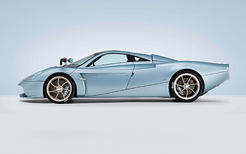 2022, Pagani Huayra Codalunga, side view, exterior, hypercar, blue Pagani Huayra, supercars, Pagani HD wallpaper