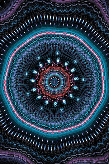 Mandala, Abstract, Circles, Fractal HD phone wallpaper