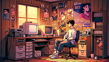 Anime Lofi Room, Anime, room, lofi, anime room HD wallpaper