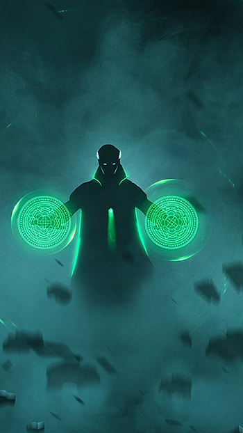 Doctor Strange In The Multiverse Of Madness, Blue Theme, Evil HD phone wallpaper