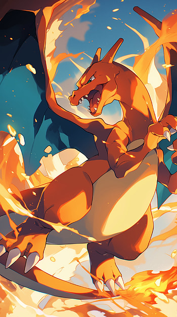 Epic Charizard Pokémon, Pokemon, Charizard (Pokémon), fire, dragon, Fire Dragon HD phone wallpaper