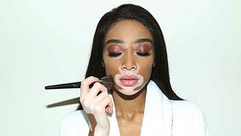 Winnie Harlow, Kim Kardashian, KKW Beauty, Harpers Bazaar Arabia HD wallpaper