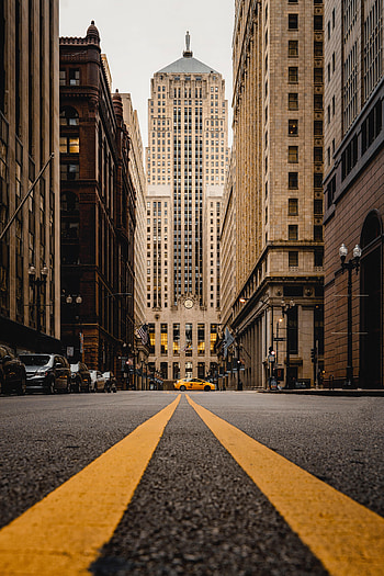 Cities, Architecture, City, Building, Road, Markup HD phone wallpaper