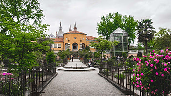 Botanical garden, Padua attractions, Lush greenery, Floral paradise HD wallpaper