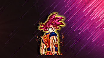 Divine Blaze — Goku Super Saiyan God, Goku, Super Saiyan God HD wallpaper