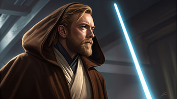 Obi-Wan Kenobi Ultra, Obi-Wan Kenobi, Star Wars, Jedi, lightsaber, Sci Fi HD wallpaper