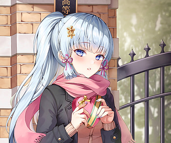 Kamisato Ayaka, Kamisato Ayaka (Genshin Impact), video game, Genshin Impact HD wallpaper