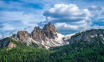 Dolomites Mountain Range In Italy, mountains, world, italy, nature HD wallpaper