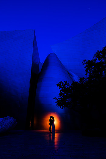Night, Love, Couple, Pair, Silhouettes, Romance HD phone wallpaper