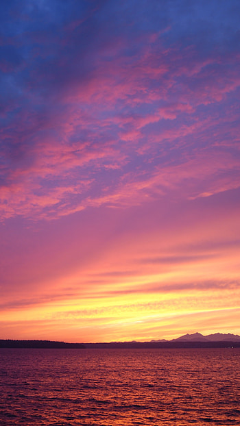 Sunset, Sun Drop HD phone wallpaper