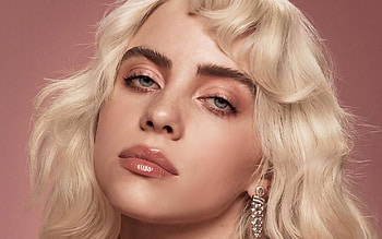 Billie Eilish, American singer, portrait, hoot, popular singers, American star, Billie Eilish portrait HD wallpaper