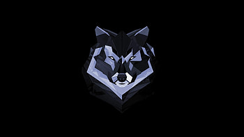 Polygon wolf art, Geometric masterpiece, Abstract wildlife, Bold and edgy HD wallpaper