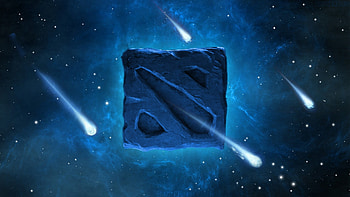 Preview dota 2, galaxy, style, logo HD wallpaper