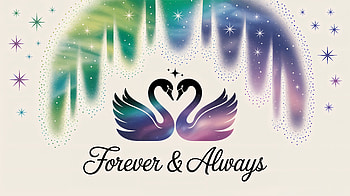 Forever & Always — Marriage, marriage, swan, heart, love, wedding HD wallpaper
