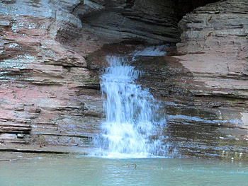 Lost Valley Natural Bridge, hiking, waterfall, nature, buffalo river HD wallpaper