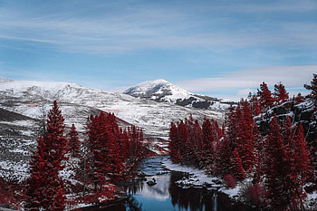 Landscape, Nature, Rivers, Trees, Mountains, Hills HD wallpaper
