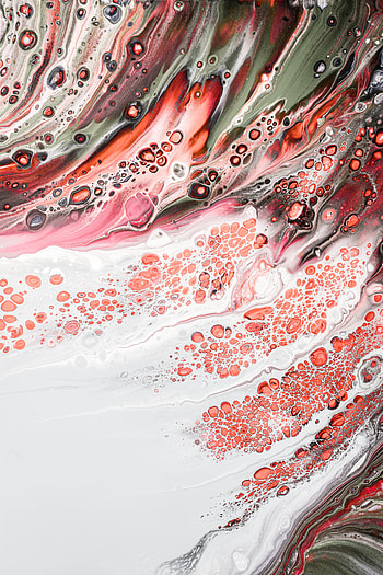 Abstract, Bubbles, Macro, Divorces, Paint, Liquid HD phone wallpaper