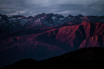 Red Mountain Range Highlands , mountains, nature HD wallpaper