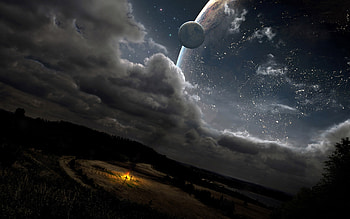 Landscape, Fantasy, Planets, Universe HD wallpaper