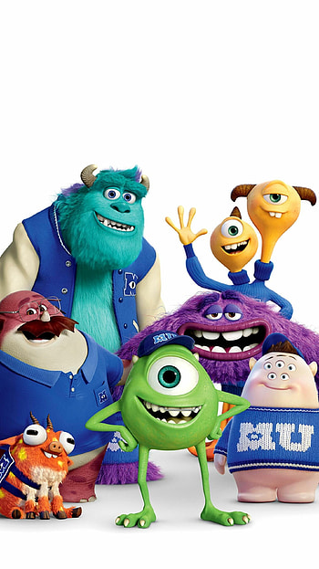 Monsters, Inc., cute monsters university, backgrounds, top HD phone wallpaper