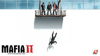 Preview mafia 2, window, gun, jump HD wallpaper