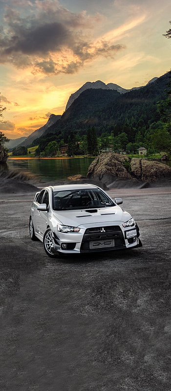 Mitsubishi EVO X, lancer, car, gts HD phone wallpaper