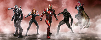Captain America Civil War Best Art, captain-america-civil-war, movies, 2016-movies, black-panther, vision, war-machine, scarlet-witch, iron-man HD wallpaper