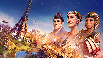 Civilization VI - Epic Leaders and World Wonders, video game, Civilization VI, civilization, Eiffel Tower HD wallpaper