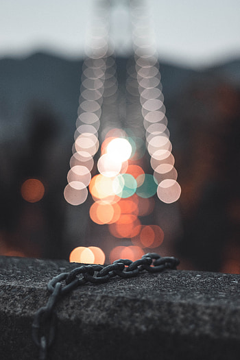 Lights, Glare, Miscellanea, Miscellaneous, Blur, Smooth, Bokeh, Boquet, Chain HD phone wallpaper