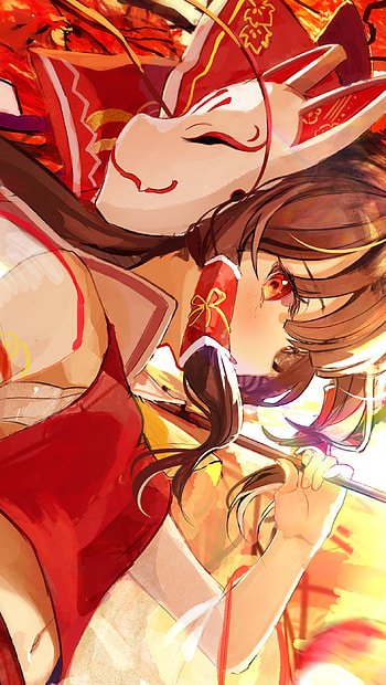 Reimu Hakurei, Reimu Hakurei, Anime, Touhou HD phone wallpaper