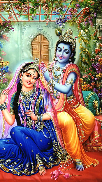 Radha Krishna , Radha Krishna, Smiles HD phone wallpaper