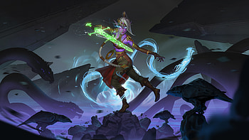 elf, fantasy, woman warrior HD wallpaper