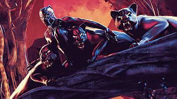 Black Panther Comic Poster , black-panther, superheroes, artist, artwork, digital-art HD wallpaper