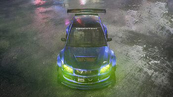 Mitsubishi Lancer Evolution , mitsubishi, cars, custom, tuned, modified, artist, artwork, digital-art, artstation HD wallpaper