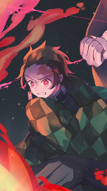 Tanjiro Kamado, Anime, Demon Slayer: Kimetsu no Yaiba HD phone wallpaper